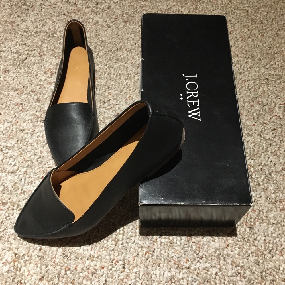 Black J Crew factory loafers